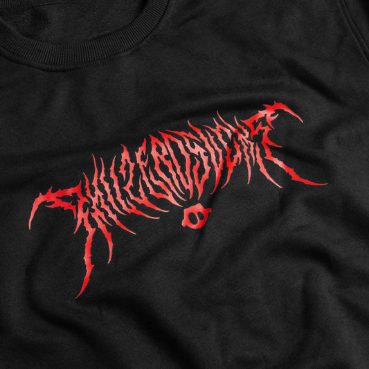 Phil Zero Sucks Metal T-Shirt (Black/Red)