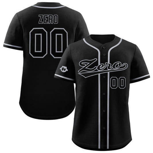 Phil Zero Baseball Jersey (Black/Grey)