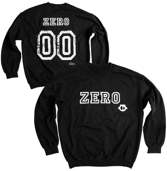 Team Zero Crewneck Sweater (Black/White)